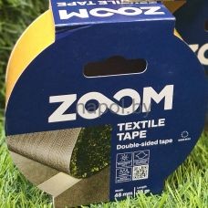 Лента двусторонний бесцветная на тканевой основе 50*25 